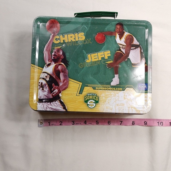Seattle SuperSonics Metal Lunchbox - Picture 8 of 11
